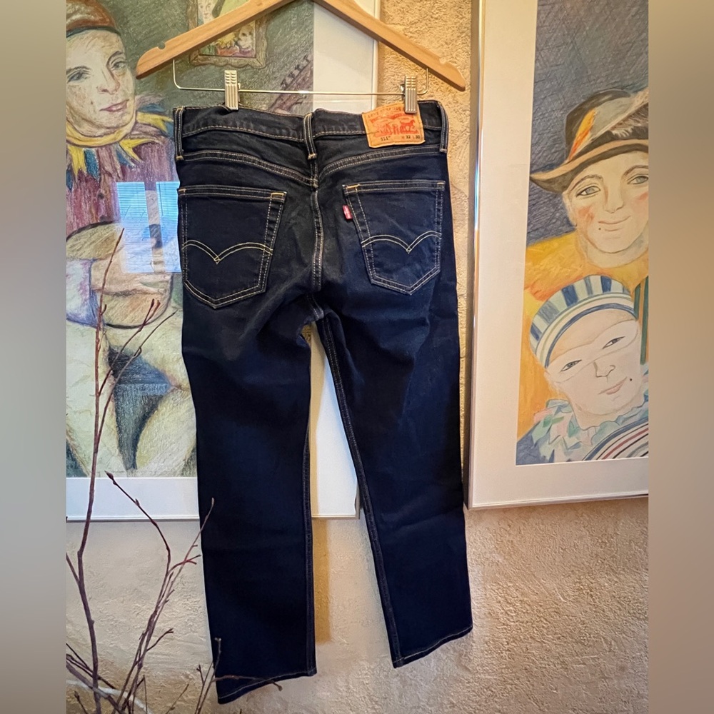 Levi's Men’s Skinny Jeans in Dark Indigo *Reposh*